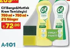CİF BANYO MUTFAK KREM TEMİZLEYİCİ